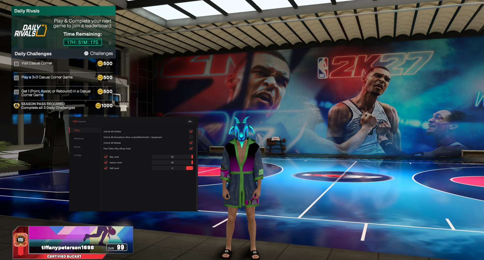 Akuma: NBA 2K27 Internal Cheat
